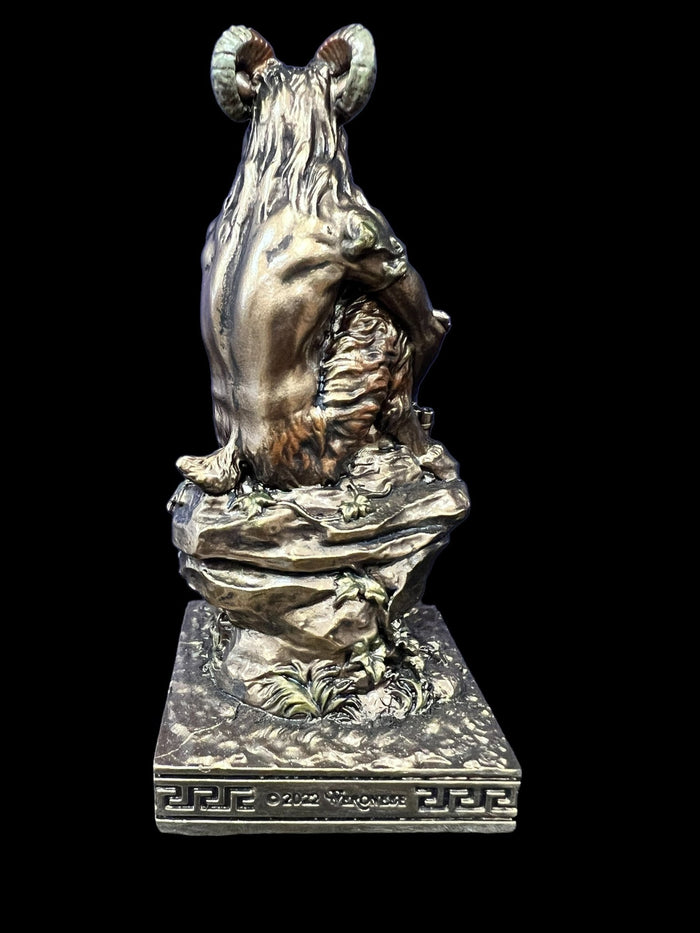 Pan, Greek God of the Wild, Miniature Statue by Veronese Design - Raven's Cauldron