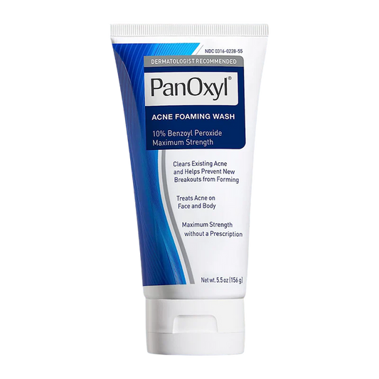 PanOxyl Acne Foaming Wash Benzoyl Peroxide 10% Maximum Strength 150g