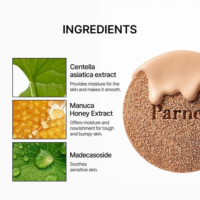 [Parnell] Cicamanu Serum Cushion with Refill SPF 45 PA++ 15g*2EA - Ballagrio