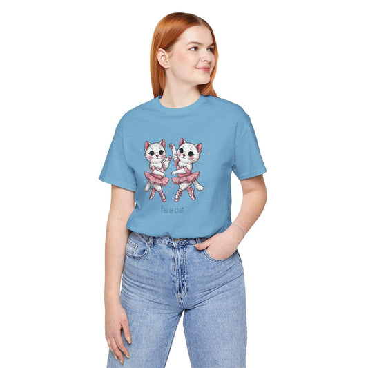 🐈‍⬛ Pas de Chat 🩰 Unisex Jersey Tee ✨ - Whippie's