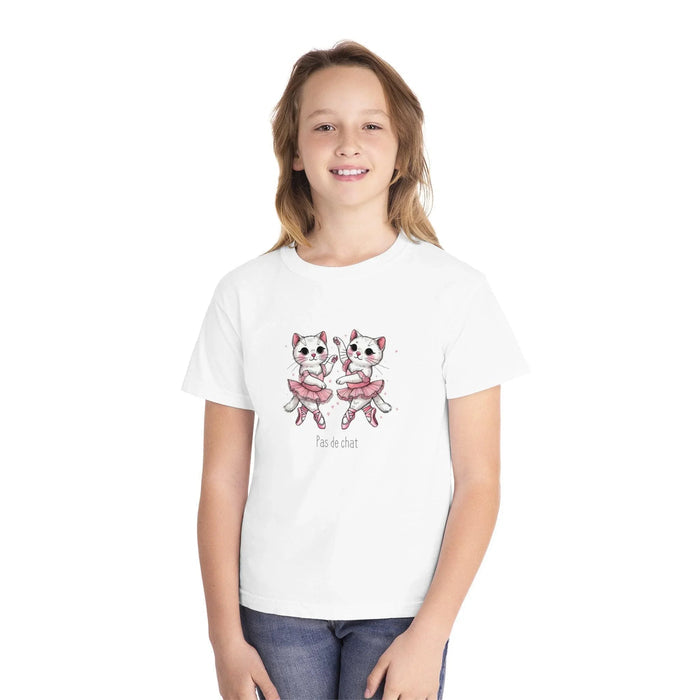 🐈‍⬛ Pas de Chat 🩰 Youth Midweight Tee ✨ - Whippie's