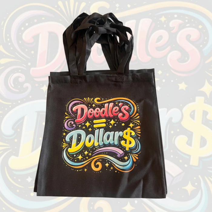 Pawfection Black Tote Bag