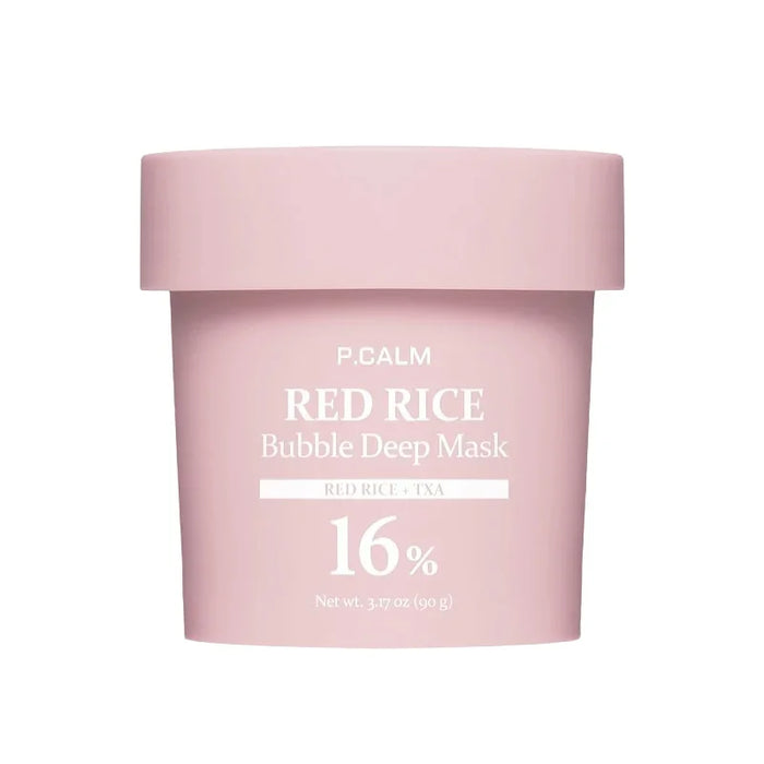 [P.CALM] Red Rice Bubble Deep Mask 90g - Ballagrio
