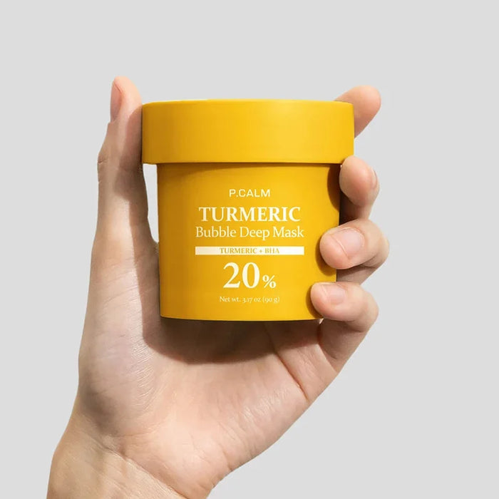 [P.CALM] Turmeric Bubble Deep Mask 90g - Ballagrio