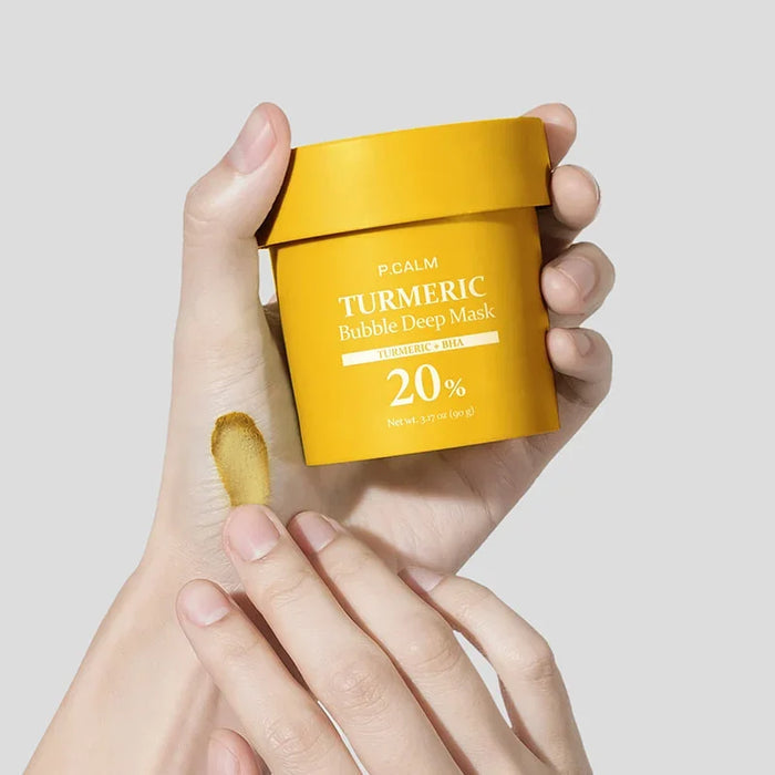 [P.CALM] Turmeric Bubble Deep Mask 90g - Ballagrio