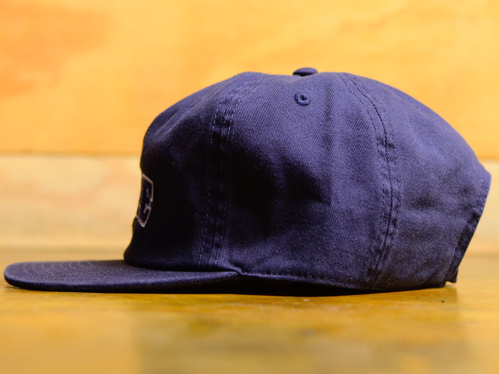 Pea Ess See 5 Panel Cap - Navy