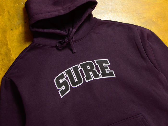 Pea Ess See Bold Heavy Hood - Plum / Black