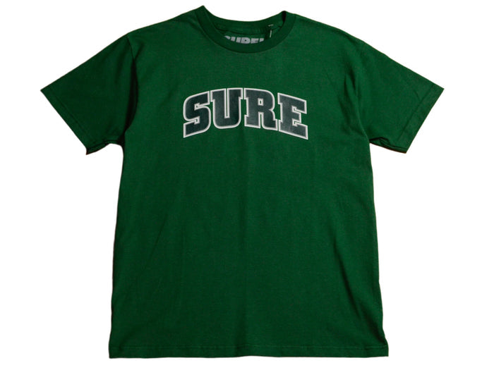 Pea Ess See Bold T-Shirt - Forest Green / Pine Green