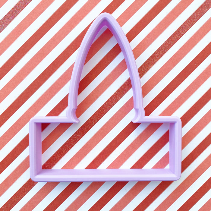 Peeking Elf Plaque Cookie Cutter
