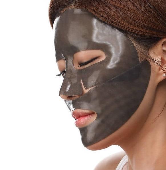 [PETITFEE] Black Pearl & Gold Hydrogel Mask Pack 32g*5EA - Ballagrio