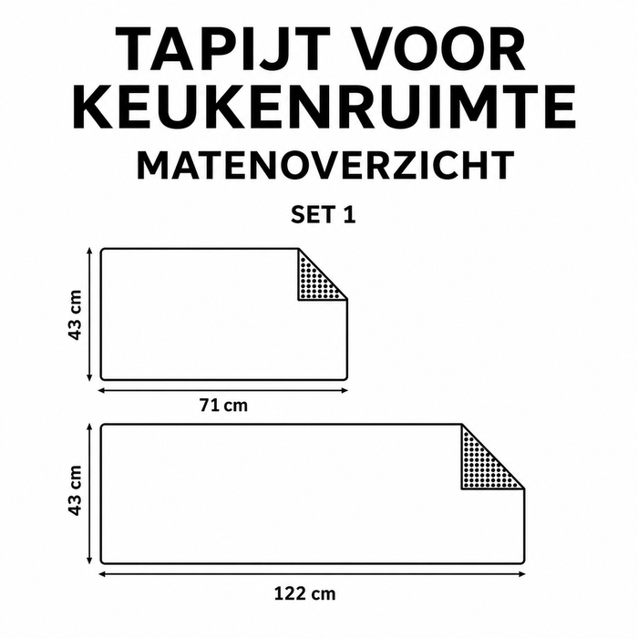 Petronella - Køkkenmåtte Motif Hav Afslappende