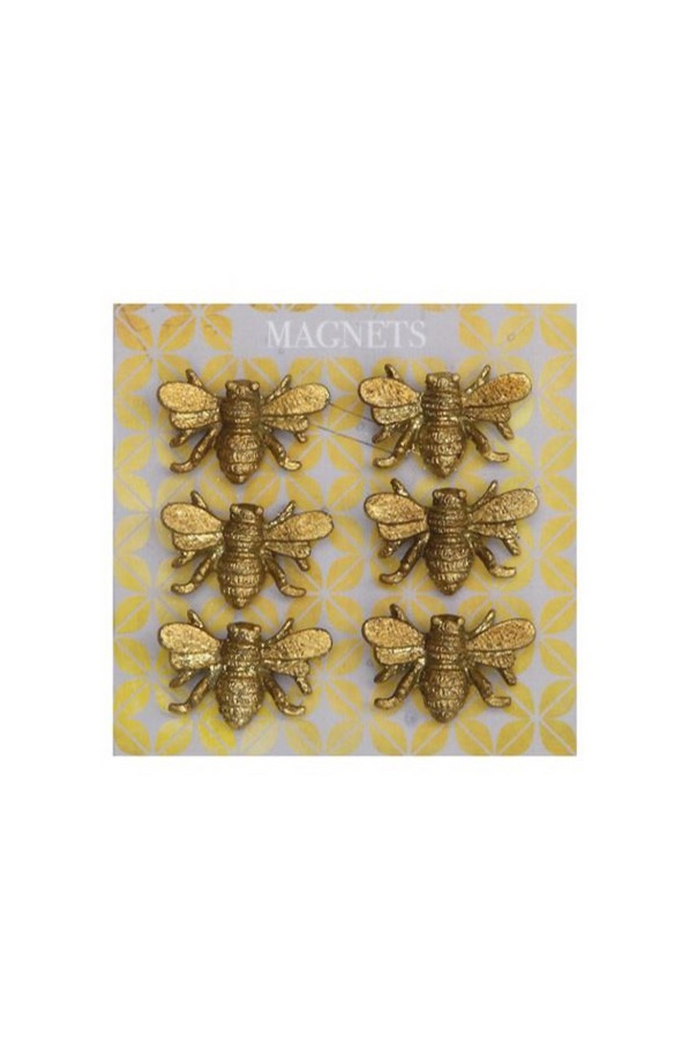 Creative Co-Op Pewter Bee Magnets