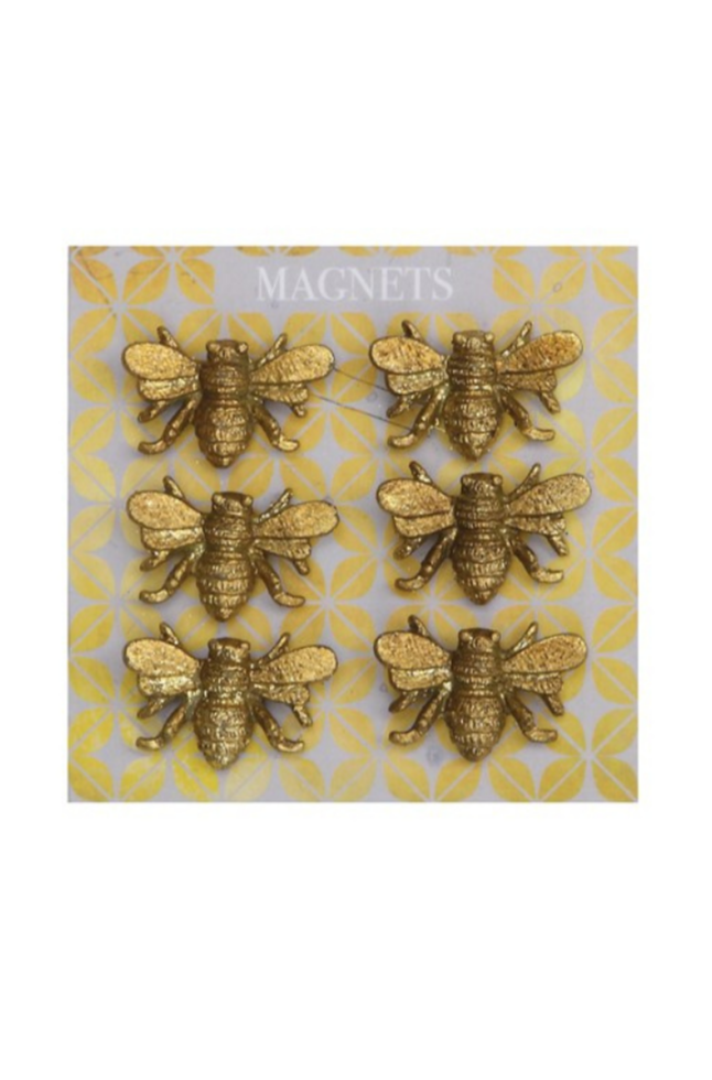 Creative Co-Op Pewter Bee Magnets