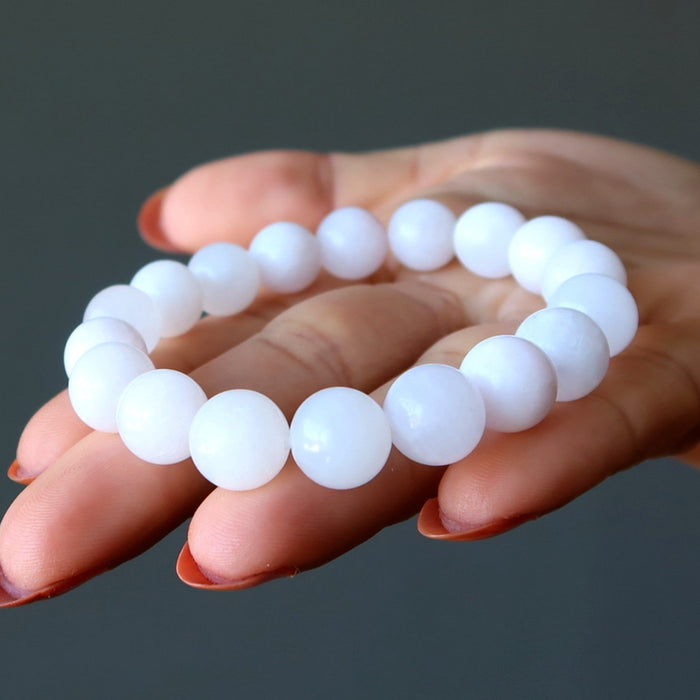 pink mangano calcite bracelet