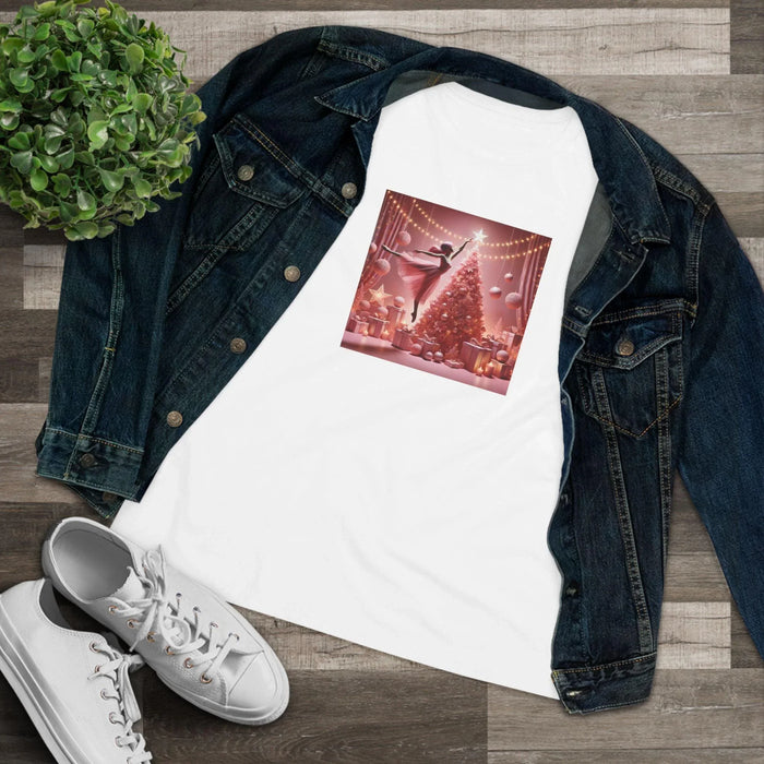 Pink Leap into the Holidays - Women's Softstyle Tee - Whippie's
