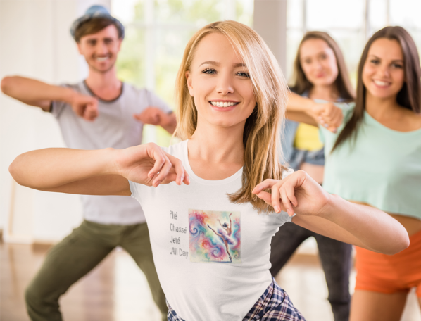 Plié Chassé Jeté All Day | Women's Tee