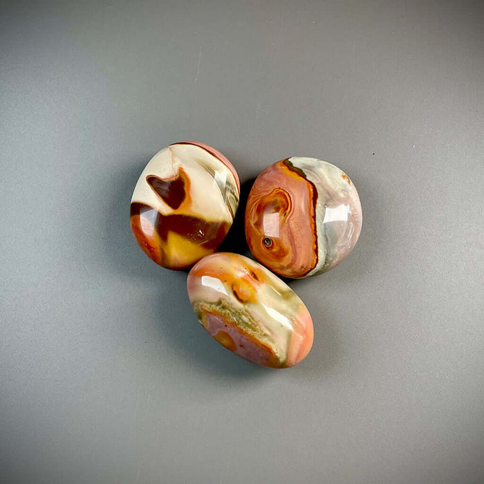 Polychrome Jasper Palm Stone