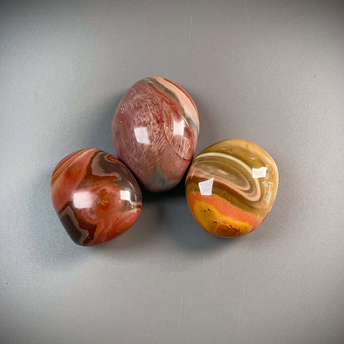 Polychrome Jasper Palm Stone