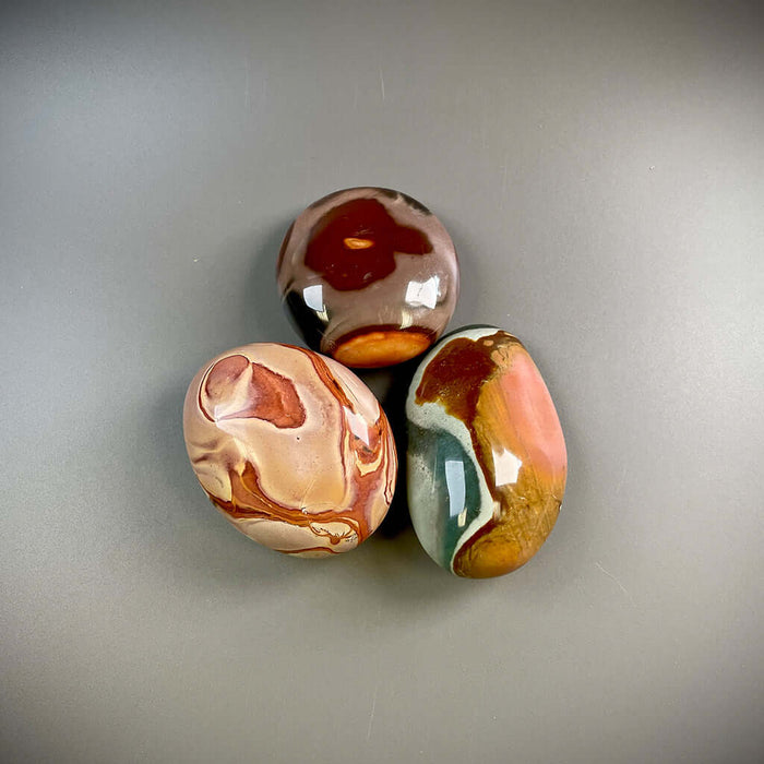Polychrome Jasper Palm Stone