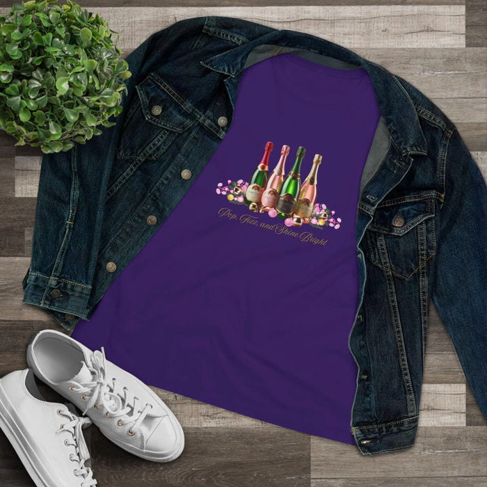 🍾💖 Pop, Fizz, and Shine Bright! ✨🥂 - Women's Softstyle Tee - Whippie's