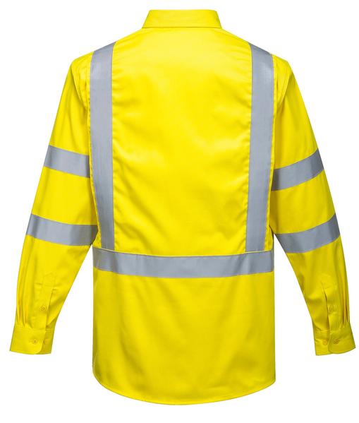 Portwest 88/12 BizFlame FR Hi-Viz Shirt FR95 - Ironworkergear