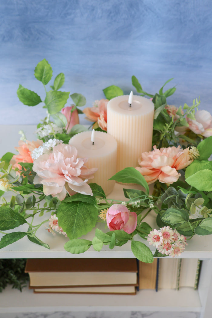Posh Peony Candle Ring