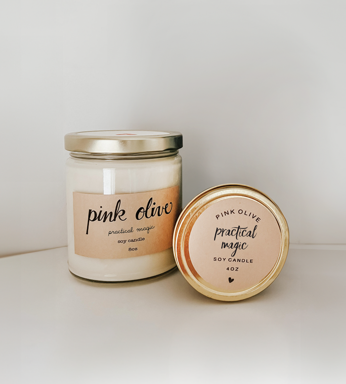 practical magic soy candle
