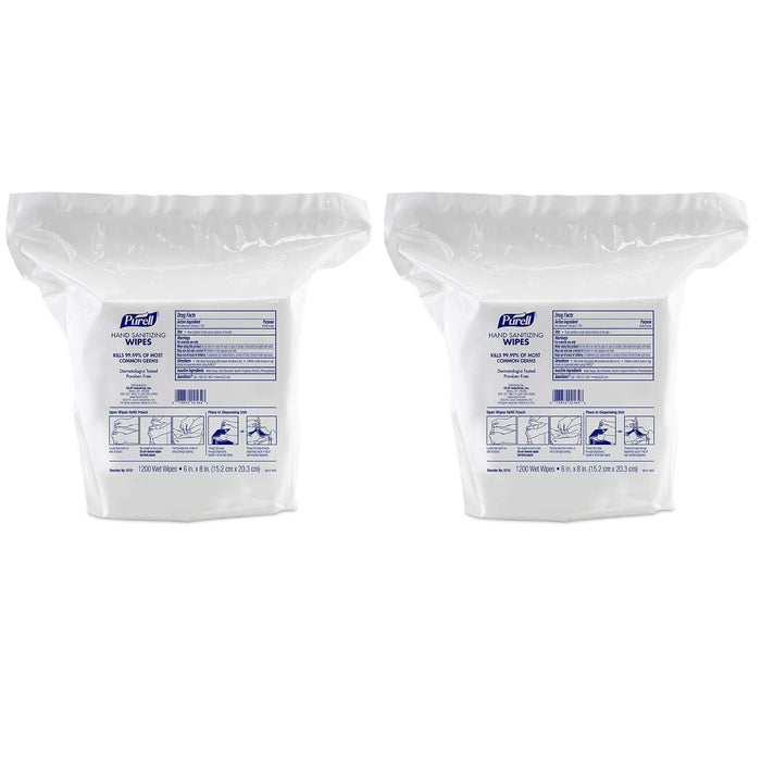 Purell Sanitizing Skin Wipe, Citrus Scent, 1,200 Count, Case of 2