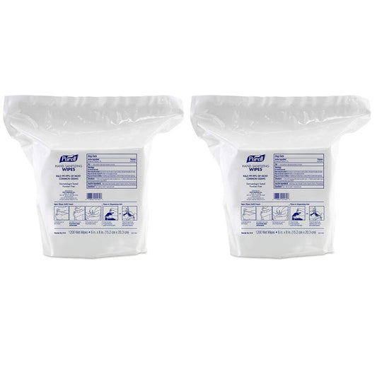 Purell Sanitizing Skin Wipe, Citrus Scent, 1,200 Count, Case of 2