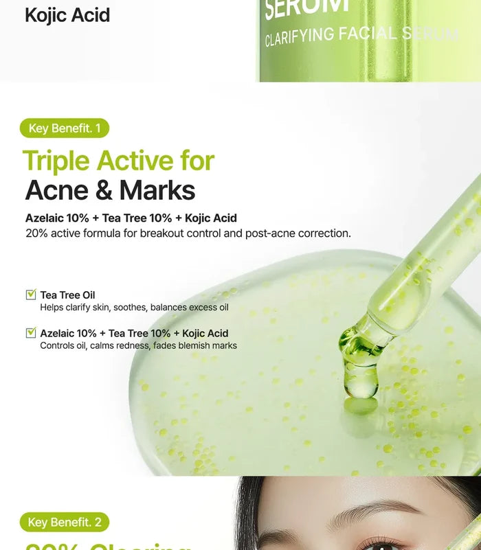 Purito Azelaic Acid 10 Kojic Tea Tree Serum 30Ml