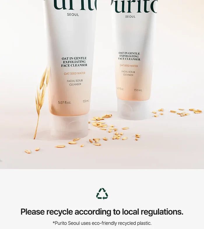 Purito Seoul Oat In Gentle Exfoliating Face Cleanser 150Ml