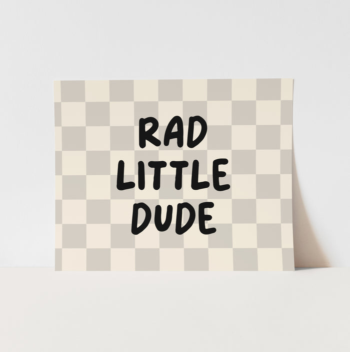 Rad Little Dude Art Print