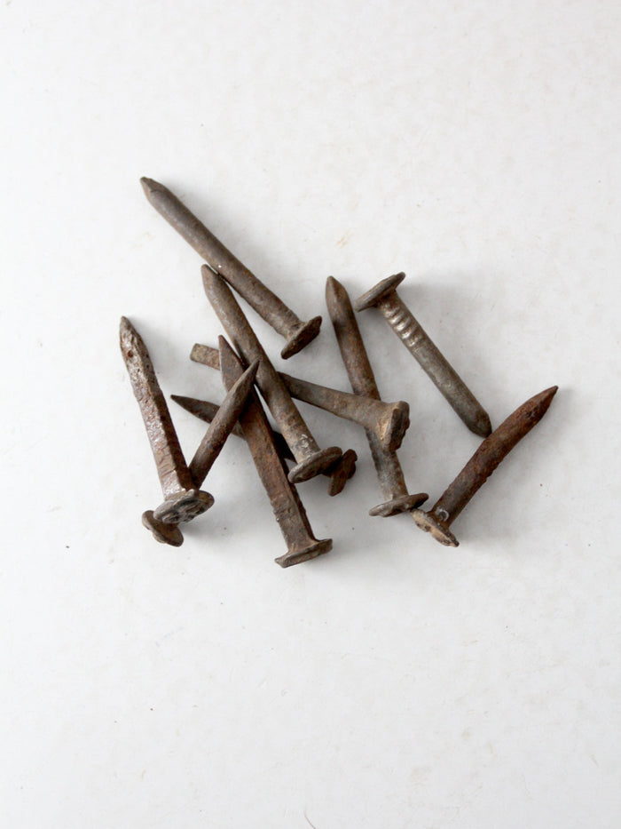 1930s railroad date nail collection