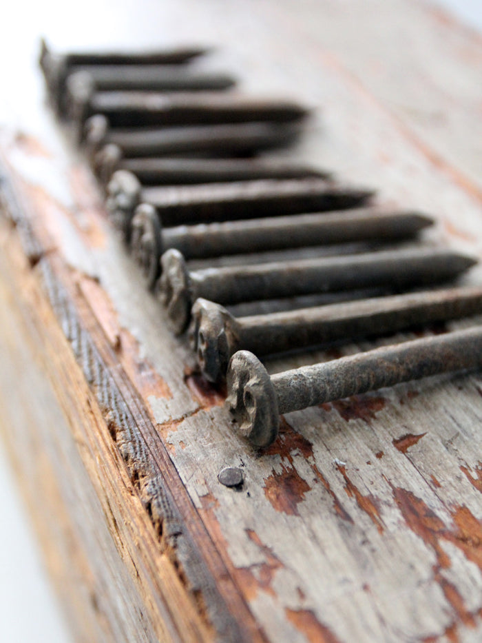 1930s railroad date nail collection
