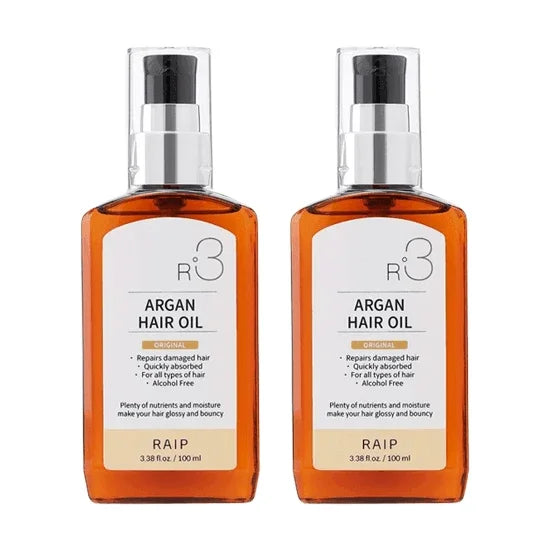 [RAIP] R3 Argan Oil Hair Essence Original (1+1) 100ml*2EA - Ballagrio