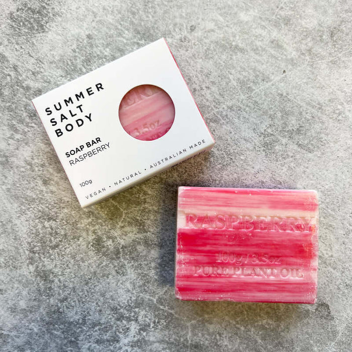 Raspberry Soap Bar 100g – Summer Salt Body