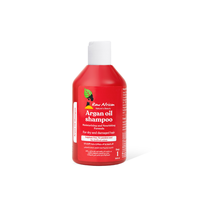 Raw African Argan Shampoo Red