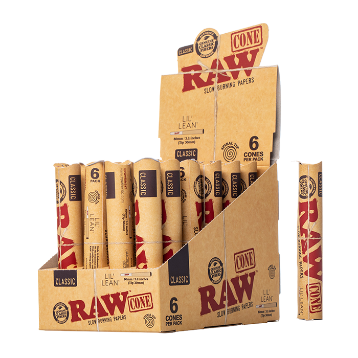 RAW CLASSIC CONE LIL LEAN | 6PK | 24 CT