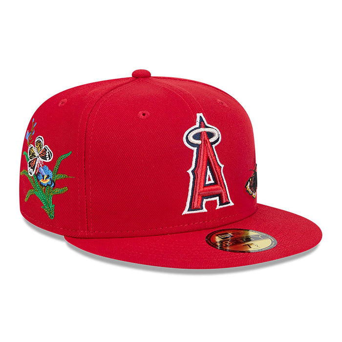 Red Felt Anaheim Angels Gray Bottom New Era 59Fifty Fitted