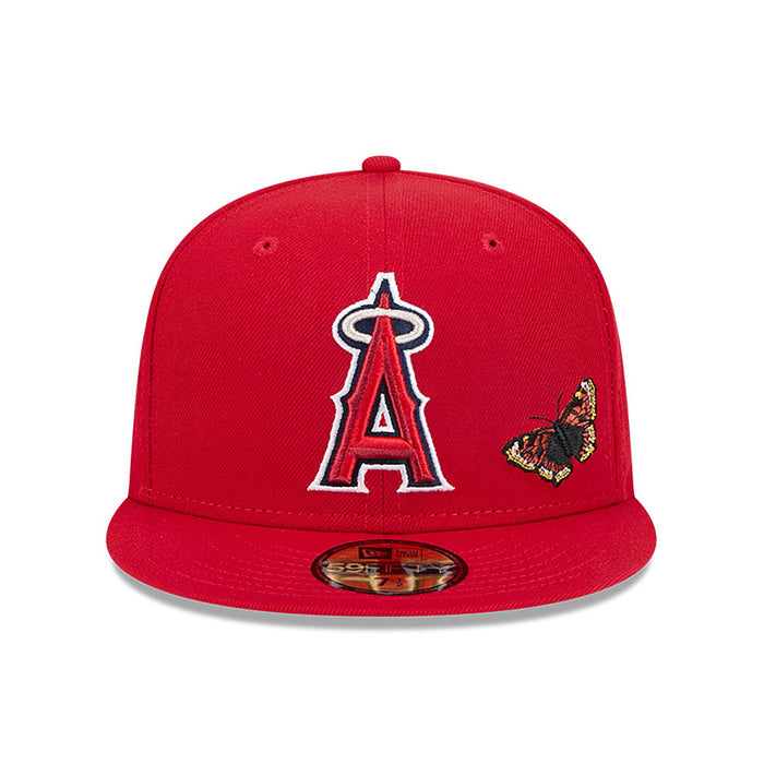 Red Felt Anaheim Angels Gray Bottom New Era 59Fifty Fitted