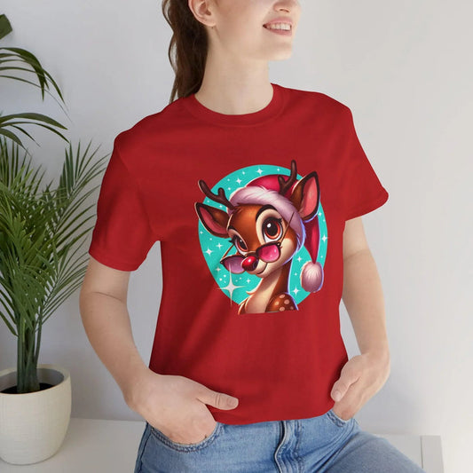 😎 Reindeer Cool 😎 Unisex Jersey Tee ✨ Stay cool this Christmas! - Whippie's