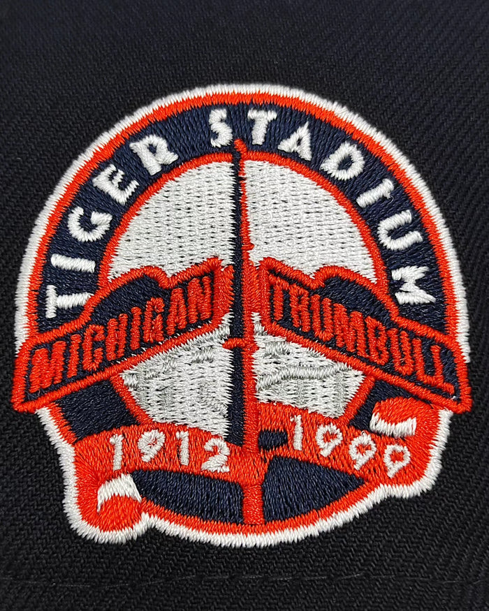 New Era Detroit tigers stadium patch navy throwback edition 59fifty fitted cap
