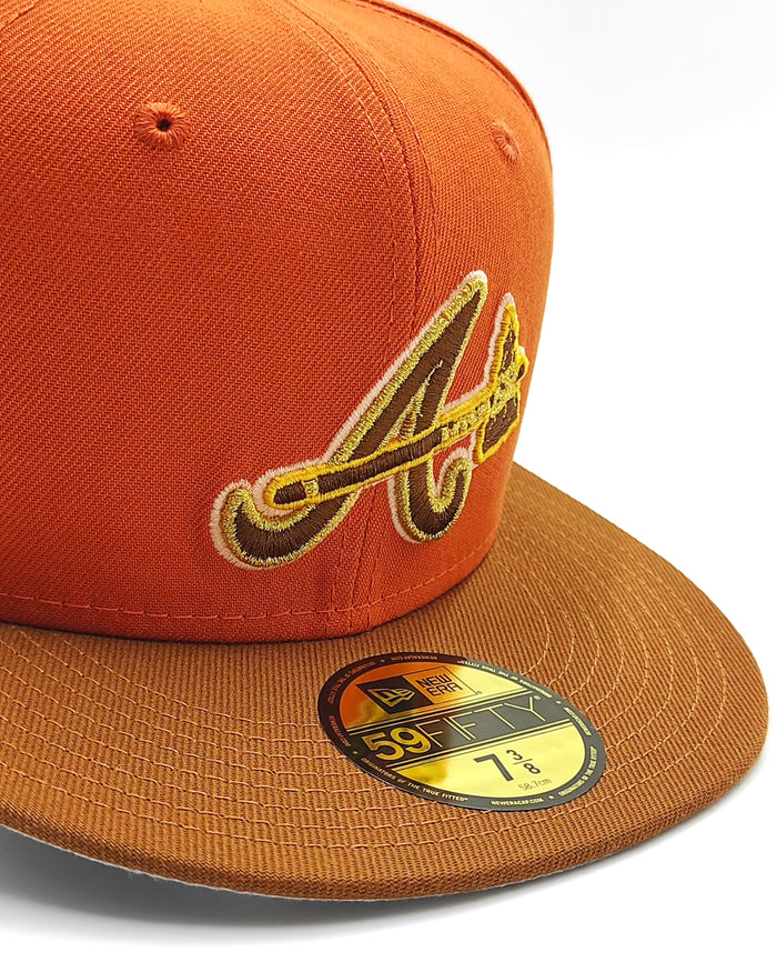 New Era Atlanta braves all star game 2000 golden rust two tone edition 59fifty fitted hat
