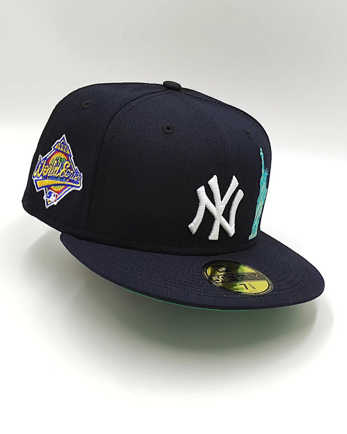 New Era New york yankees liberty navy edition 59fifty fitted cap apple