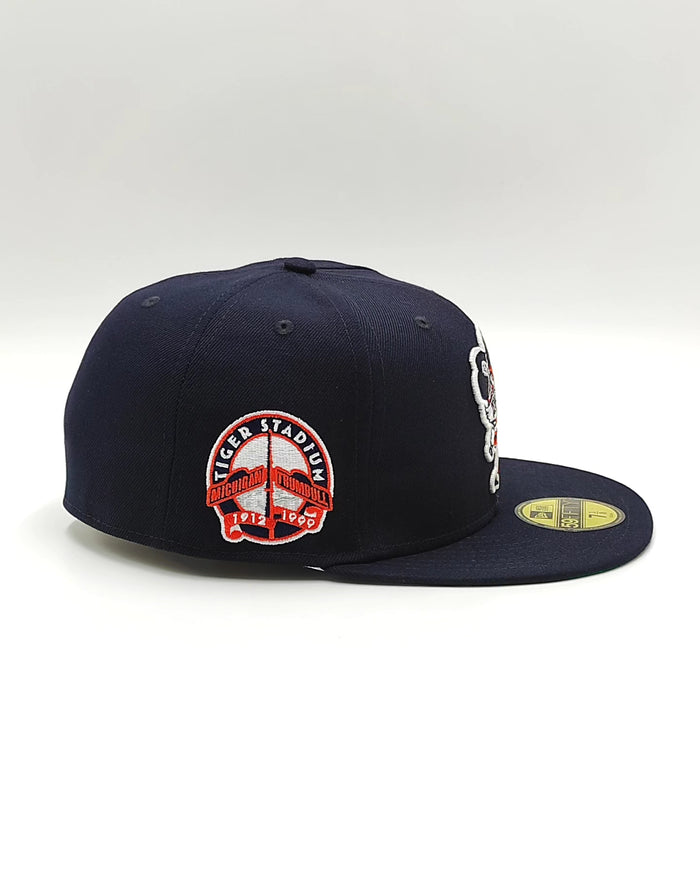 New Era Detroit tigers stadium patch navy throwback edition 59fifty fitted cap