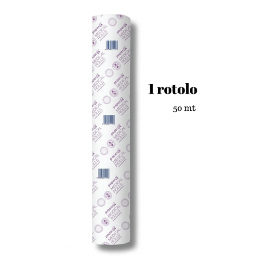 ROTOLO CARTA LETTINO 50MT - MEDICAL ROLLS