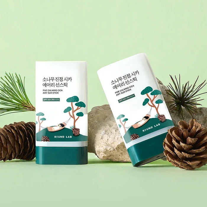 [ROUND LAB] Pine Calming Cica Airy Sun Stick SPF 50+ PA++++ 19g - Ballagrio