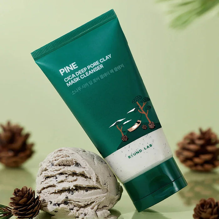 [ROUND LAB] Pine Cica Deep Pore Clay Mask Cleanser 150ml - Ballagrio