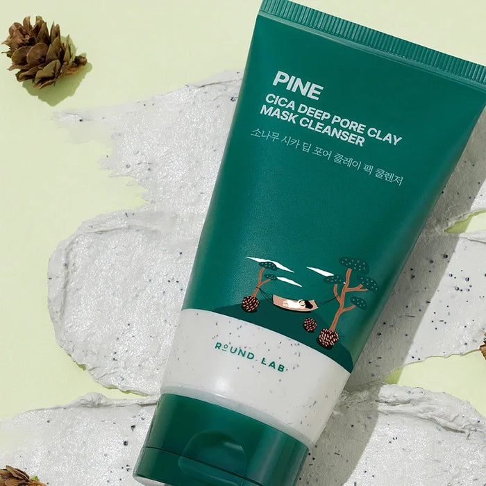 [ROUND LAB] Pine Cica Deep Pore Clay Mask Cleanser 150ml - Ballagrio