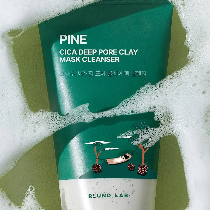 [ROUND LAB] Pine Cica Deep Pore Clay Mask Cleanser 150ml - Ballagrio